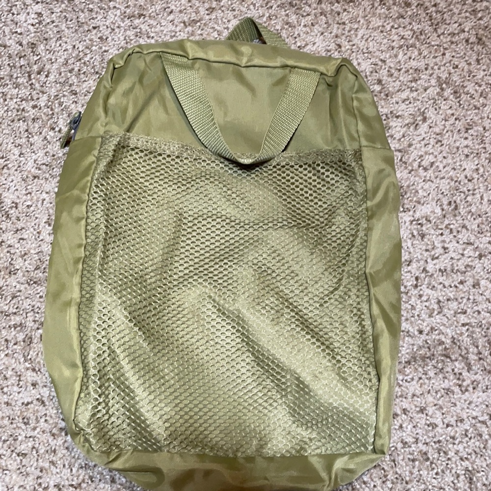 Olive green backpack